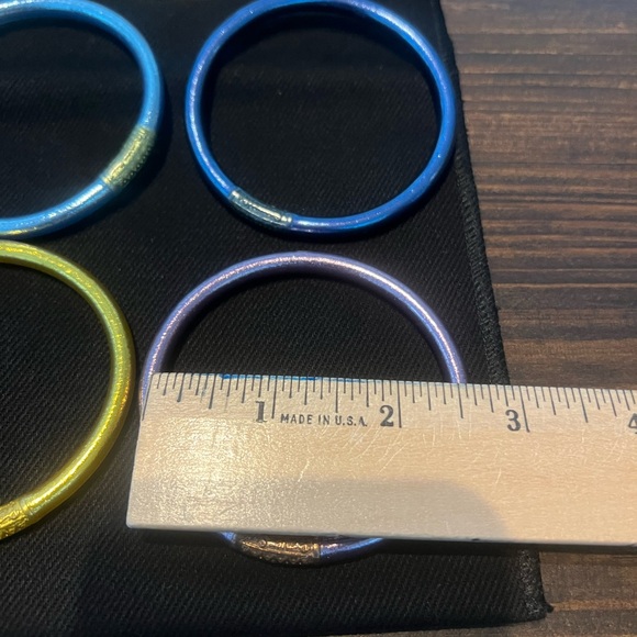 New! BudhaGirl Multi Color All Weather Bangles Bracelets Medium - Picture 5 of 15